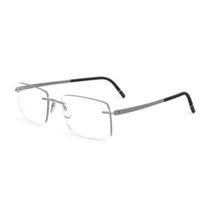 Silhouette 5529/Lc Rimless Silver Titanium Eyewear - NWT